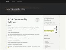 Tablet Screenshot of martin-juhl.dk